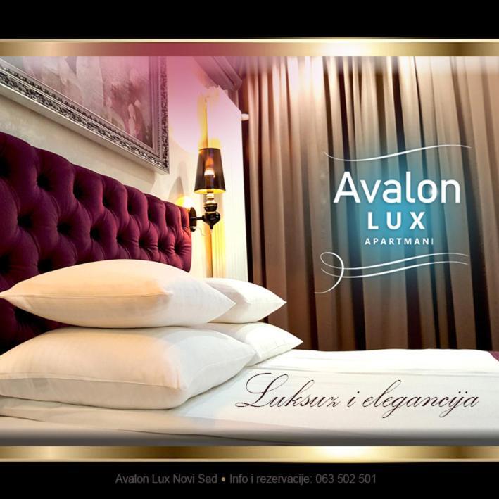 Avalon Lux Studio Apartment Novi Sad Esterno foto